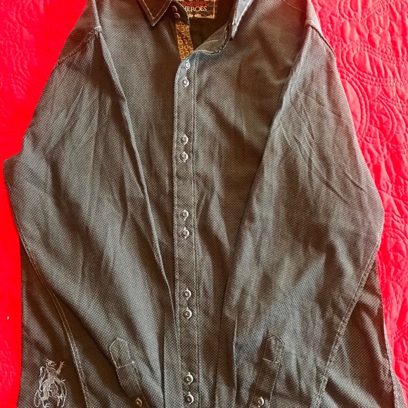 ENGLISH HEROES L/S BOTTON UP - Picture 5 of 6